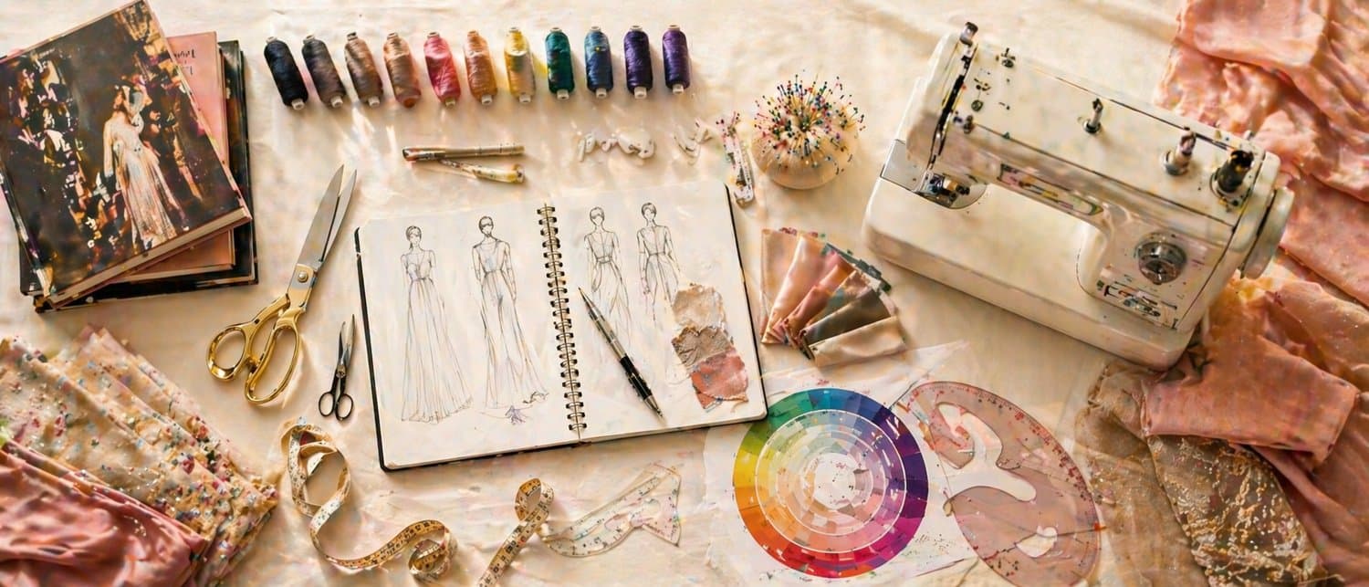 Fashion design kit contents