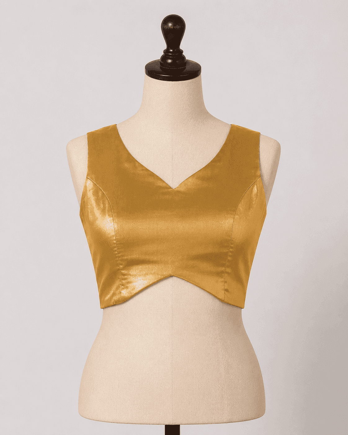 V-Neck Princess Panel Blouse