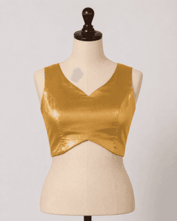 V-Neck Princess Panel Blouse final look