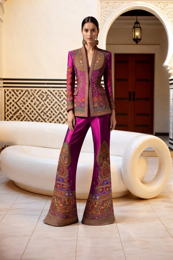 🌸 Indo-Western Fusion Wear