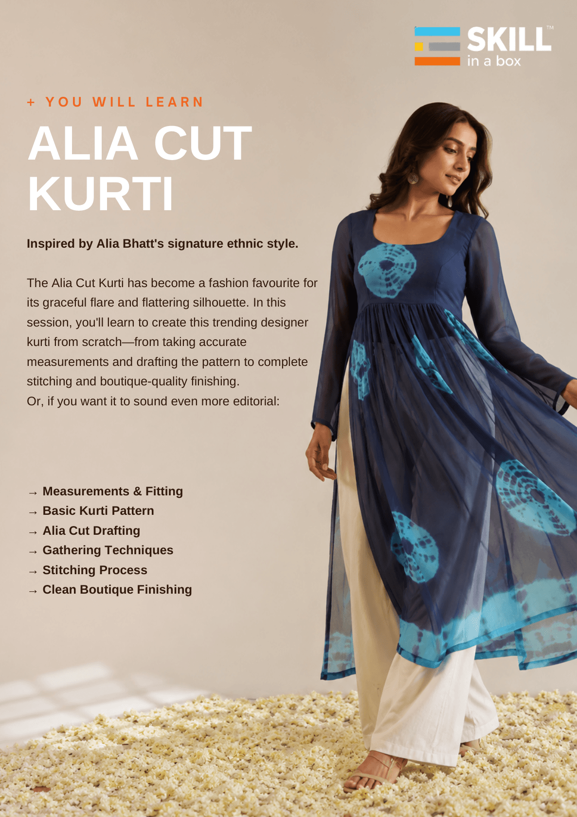 5 Days Advance Kurti Mastry Program brochure page 2