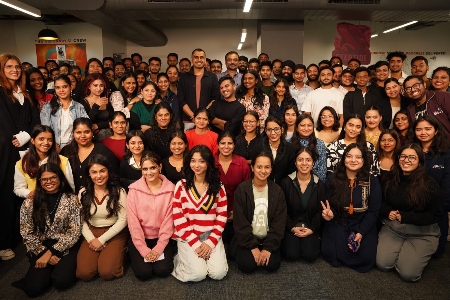 The Skillinabox team together at the office