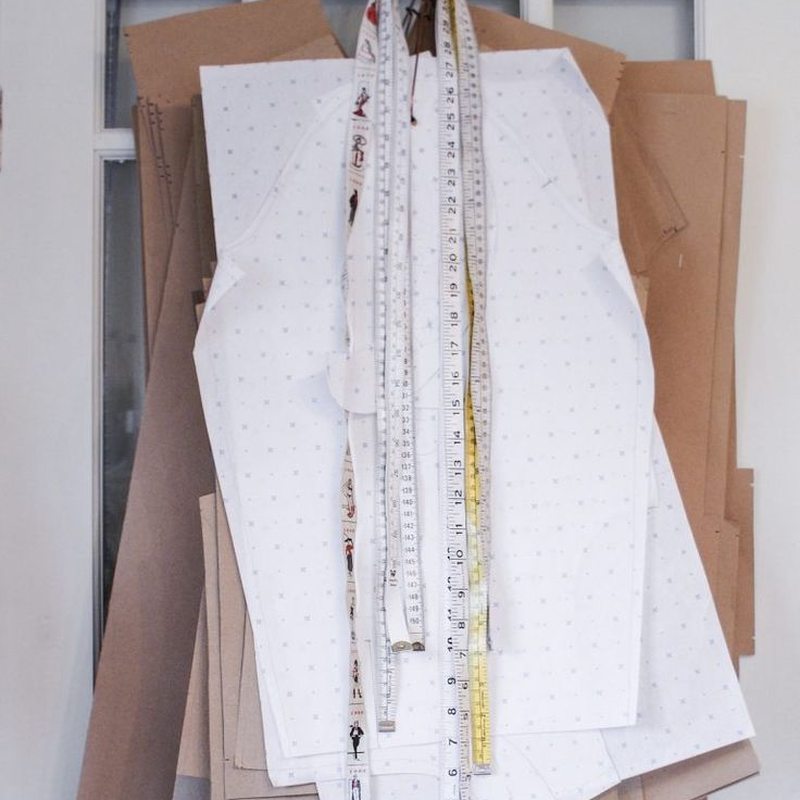 Pattern making with paper patterns