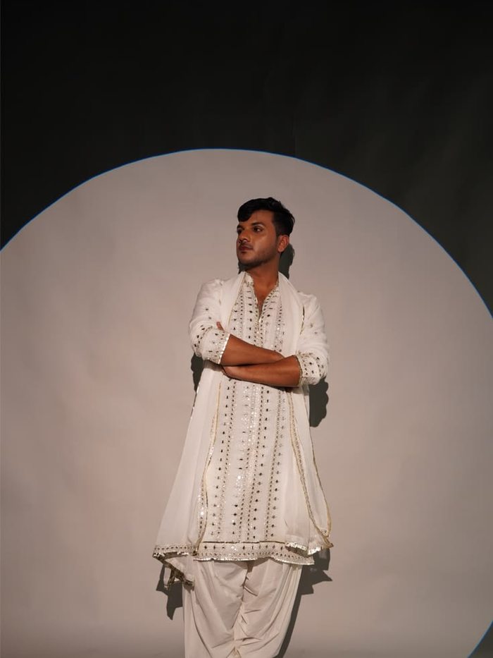 Tailored trousers made by a learner