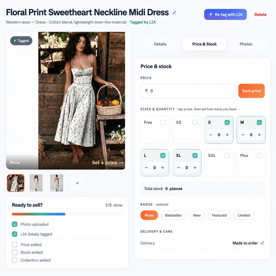 Price & sell