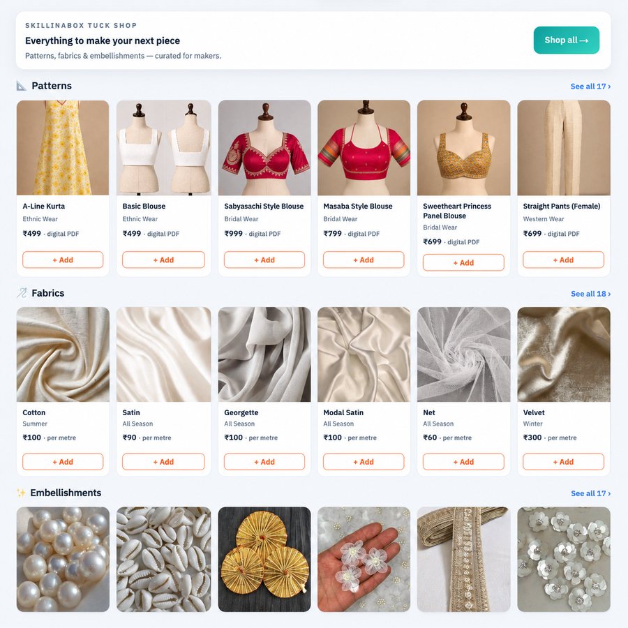 Shop for supplies