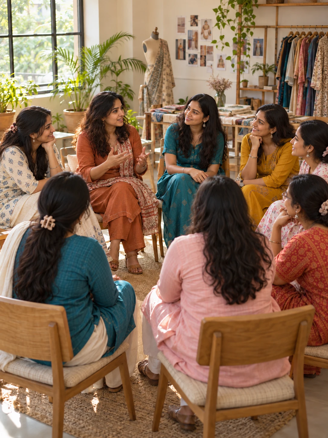 Women founders in conversation at the circle