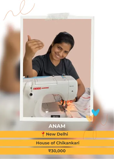 Anam, New Delhi — House of Chikankari, ₹30,000 a month